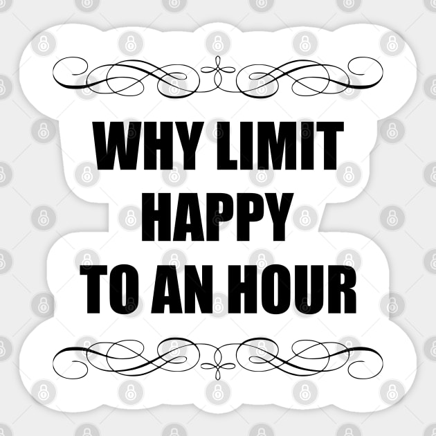 HAPPY HOUR Sticker by equiliser